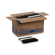 Dixie SmartStock Plastic Cutlery Refill, Series-O, Heavyweight Fork, Black, 40/Pack, 24 Packs/Carton (SSPFH51)