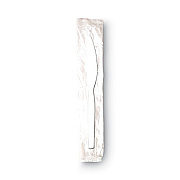 Dixie Individually Wrapped Mediumweight Polystyrene Cutlery, Knife, White, 1,000/Carton (KM23C7)