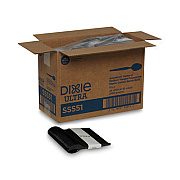 Dixie SmartStock Plastic Cutlery Refill, Series-O, Mediumweight Spoon, Black, 40/Pack, 24 Packs/Carton (SSS51)