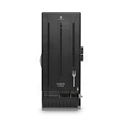 Dixie SmartStock Dining Utensil Dispenser, Holds 120 Forks, 10 x 8.78 x 24.75, Translucent Black (SSFD120)