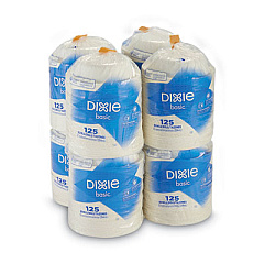 Dixie Basic Paper Dinnerware, Bowls, 12oz, White, 1000/carton (DBB12WCT)