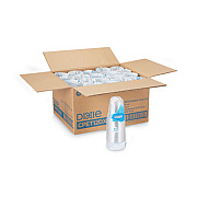 Dixie Clear Plastic PETE Cups, 12 oz, 25/Sleeve, 20 Sleeves/Carton (CPET12DX)