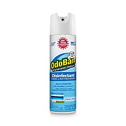 OdoBan Ready-To-Use Disinfectant Fabric and Air Freshener 360 Spray, Fresh Linen, 14 oz Can (91070114AEA)