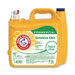 Arm & Hammer HE Compatible Liquid Detergent, Unscented, 213 oz  Bottle, 2/Carton (3320000220)