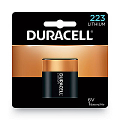 Duracell Specialty High-Power Lithium Battery, 223, 6 V (DL223ABPK)