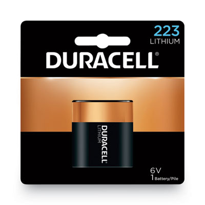 Duracell Specialty High-Power Lithium Battery, 223, 6 V (DL223ABPK)