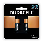 Duracell Specialty High-Power Lithium Battery, 245, 6 V (DL245BPK)