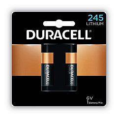 Duracell Specialty High-Power Lithium Battery, 245, 6 V (DL245BPK)