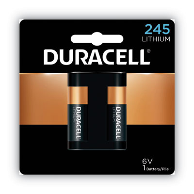 Duracell Specialty High-Power Lithium Battery, 245, 6 V (DL245BPK)