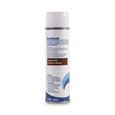 Boardwalk Furniture Polish, Lemon Scent, 19 oz Aerosol Spray (346AEA)