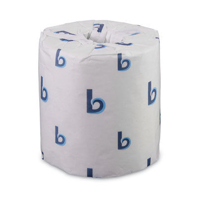 Boardwalk Two-Ply Toilet Tissue, Septic Safe, White, 500 Sheets/Roll, 96 Rolls/Carton (6150)