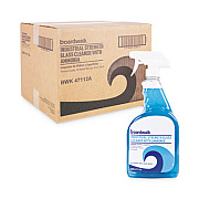 Boardwalk Industrial Strength Glass Cleaner with Ammonia, Unscented, 32 oz Trigger Spray Bottle, 12/Carton (47112A)