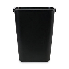 Boardwalk Soft-Sided Wastebasket, 41 qt, Plastic, Black (41QTWBBLA)