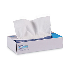 Boardwalk Office Packs Facial Tissue, Flat Box, 2-Ply, White, 100 Sheets/Box, 30 Boxes/Carton (6500B)