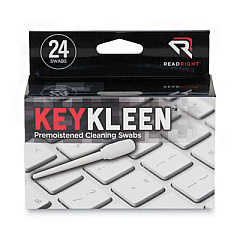 Read Right KeyKleen Premoistened Cleaning Swabs, 24/Box (RR1243)