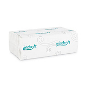 Windsoft C-Fold Paper Towels, 1-Ply, 10.2 x 13.25, White, 200 Towels/Pack, 12 Packs/Carton (101)