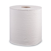 Windsoft Hardwound Roll Towels, 8 x 600 ft, White, 12 Rolls/Carton (WIN1190B)