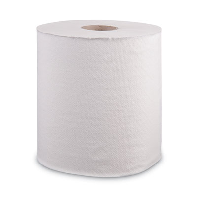 Windsoft Hardwound Roll Towels, 8 x 600 ft, White, 12 Rolls/Carton (WIN1190B)