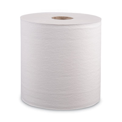 Windsoft Hardwound Roll Towels, 8 x 800 ft, White, 12 Rolls/Carton (WIN1290B)