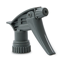 Boardwalk Chemical-Resistant Trigger Sprayer 320CR, Fits 32 oz Bottles, 9.5" Tube, Gray, 24/Carton (72109)
