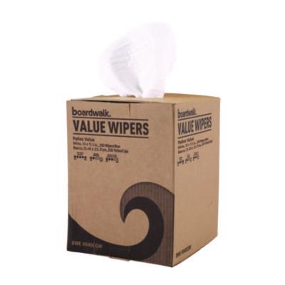 Boardwalk DRC Wipers, Centerpull, 10 x 11.5, White, 200/Carton (V040CGW)