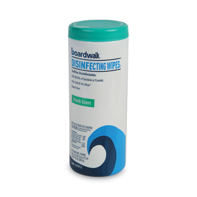 Boardwalk Disinfecting Wipes, 8 x 7, Fresh Scent, 35/Canister, 12 Canisters/Carton (BWK454W35)