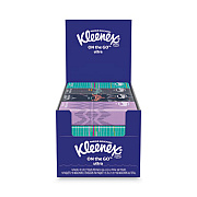 Kleenex On The Go Packs Facial Tissues, 3-Ply, White, 10 Sheets/Pack, 16 Packs/Box, 12 Boxes/Carton (11975)