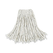 Boardwalk Cut-End Wet Mop Head, Cotton, #24, White 12/Carton (2024CCT)