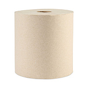 Boardwalk Green Xtra Roll Towels, 1-Ply, 8" x 800 ft, Natural, 6 Rolls/Carton (32GREEN)