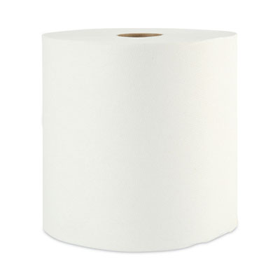 Boardwalk Xtra Roll Towels, 1-Ply, 8" x 800 ft, White, 6 Rolls/Carton (35XTRA)