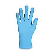 KleenGuard G10 Comfort Plus Blue Nitrile Gloves, Powder-Free, Small, 4 mil Thick, 9.5" Long, Light Blue, 100/Box (54186)