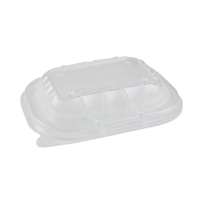 Pactiv Evergreen EarthChoice Entree2Go Takeout Container Vented Lid, 5.7 x 4.3 x 2.6, Clear, Plastic, 600/Carton (YCNV6X4PPDL)
