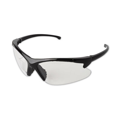 KleenGuard V60 30-06 Dual Readers Safety Glasses, 2.0+ Diopter, Black Half Frame, Clear Dual Lens (20388)