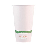 World Centric NoTree Paper Hot Cups, 16 oz, Natural, 1,000/Carton (CUSU16)