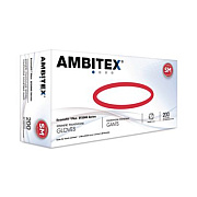 AMBITEX EconoFit Plus Polyethylene Gloves, Powder-Free, Small, Clear, 200/Box, 10 Boxes/Carton (EFSM2000)