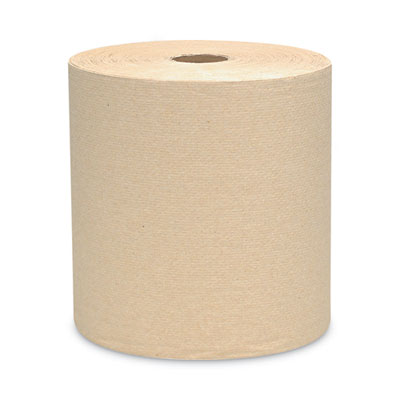 Scott Essential Hard Roll Towels for Business, 1-Ply, 8" x 800 ft, 1.5" Core, Natural, 12 Rolls/Carton (04142)