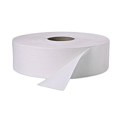 Windsoft Jumbo Roll Bath Tissue, Septic Safe, 2-Ply, 3.4" x 1,000 ft, White, 12 Rolls/Carton (202)