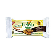 Nabisco belVita Breakfast Biscuits, Dark Chocolate Creme Breakfast Sandwich, 1.76 oz Pack, 25 Packs/Carton (22000570)