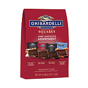 Ghirardelli Squares Premium Dark Chocolate Assortment, 14.86 oz Bag (30001037)