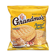 Grandma's Homestyle Peanut Butter Cookies, 2.5 oz Pack, 2 Cookies/Pack, 60 Packs/Carton (29500063)