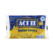Act II Butter Lovers Microwave Popcorn, 2.75 oz Bag, 36/Carton (20902591)