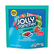 Jolly Rancher Chews Candy, Assorted Flavors, 13 oz Pouches, 4/Carton (24600300)