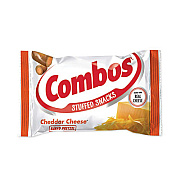 Combos Baked Snacks, 1.8 oz Bag, Cheddar Cheese Pretzel, 18 Bags/Carton (20900409)