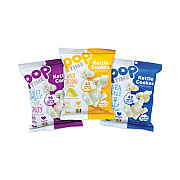 popTIME Kettle Cooked Popcorn Variety Pack, Assorted Flavors, 1 oz Bag, 24/Carton (20902646)