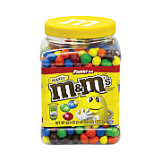 M & M's Milk Chocolate Peanut Candies, 62 oz Tub (20900060)
