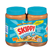 SKIPPY Creamy Peanut Butter, 48 oz Jar, 2/Pack (22000483)