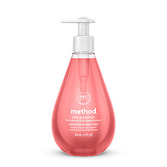 Method Gel Hand Wash, Pink Grapefruit Scent, 12 oz, 6/Carton (00039CT)