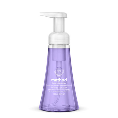 Method Foaming Hand Wash, French Lavender Scent, 10 oz, 6/Carton (383154CT)