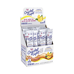 Crystal Light On-The-Go Sugar-Free Drink Mix, Iced Tea, 0.08 oz Single-Serving Tubes, 30/Box, 2 Boxes/Carton (30700159)