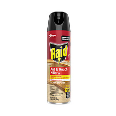 Raid Ant and Roach Killer, 17.5 oz Aerosol Spray, Fragrance-Free, 12/Carton (386210)